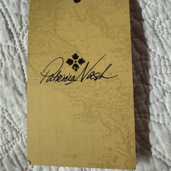 NWT Patricia Nash Leather Crossbody Indigo Blue Small Saddlebag - Picture 6 of 9